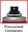 Pressurized containers