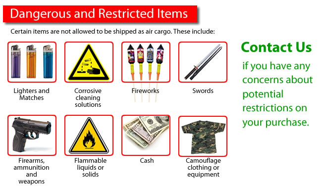 Dangerous and Restricted Items